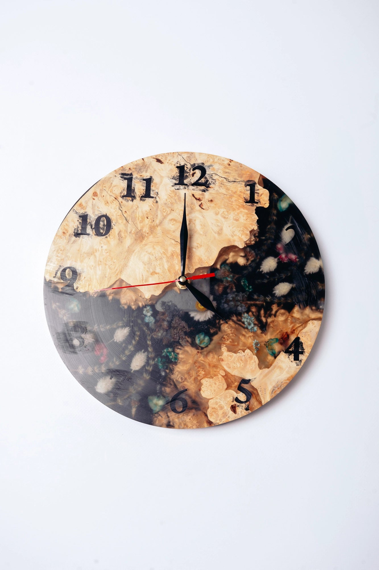 Wall Clock "Flower Garden"