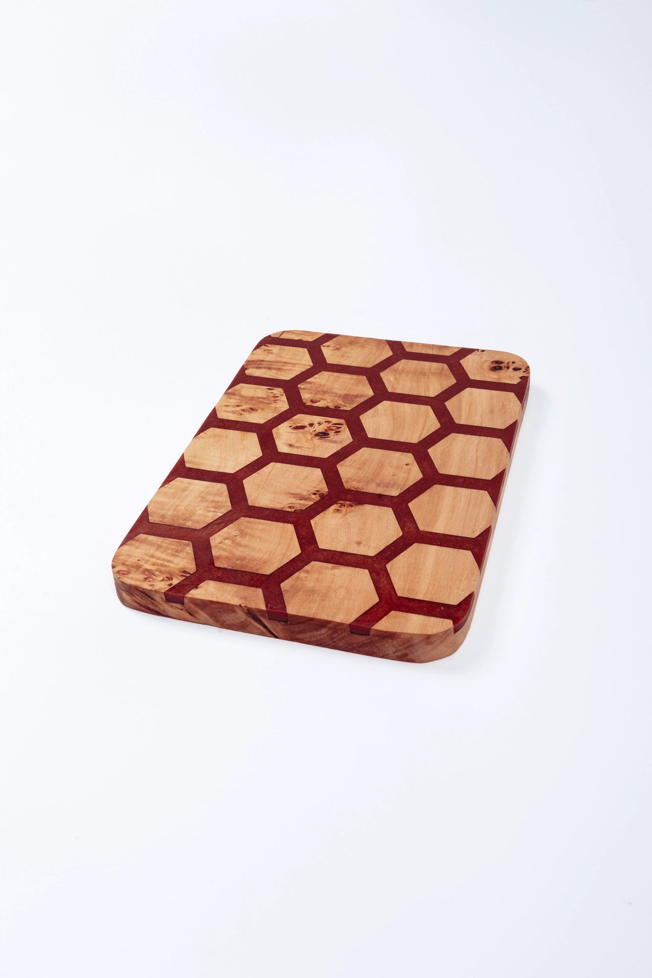 Tray "Ruby Honeycomb"