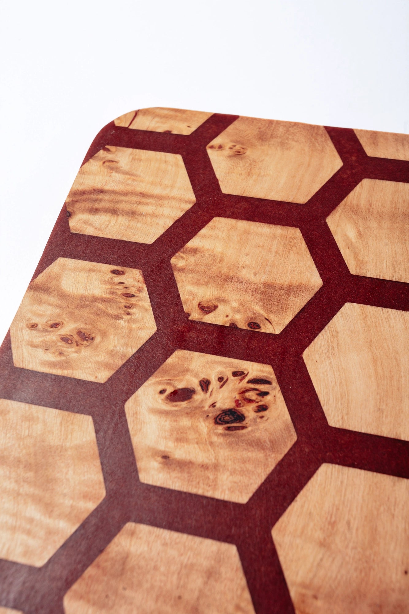 Tray "Ruby Honeycomb"